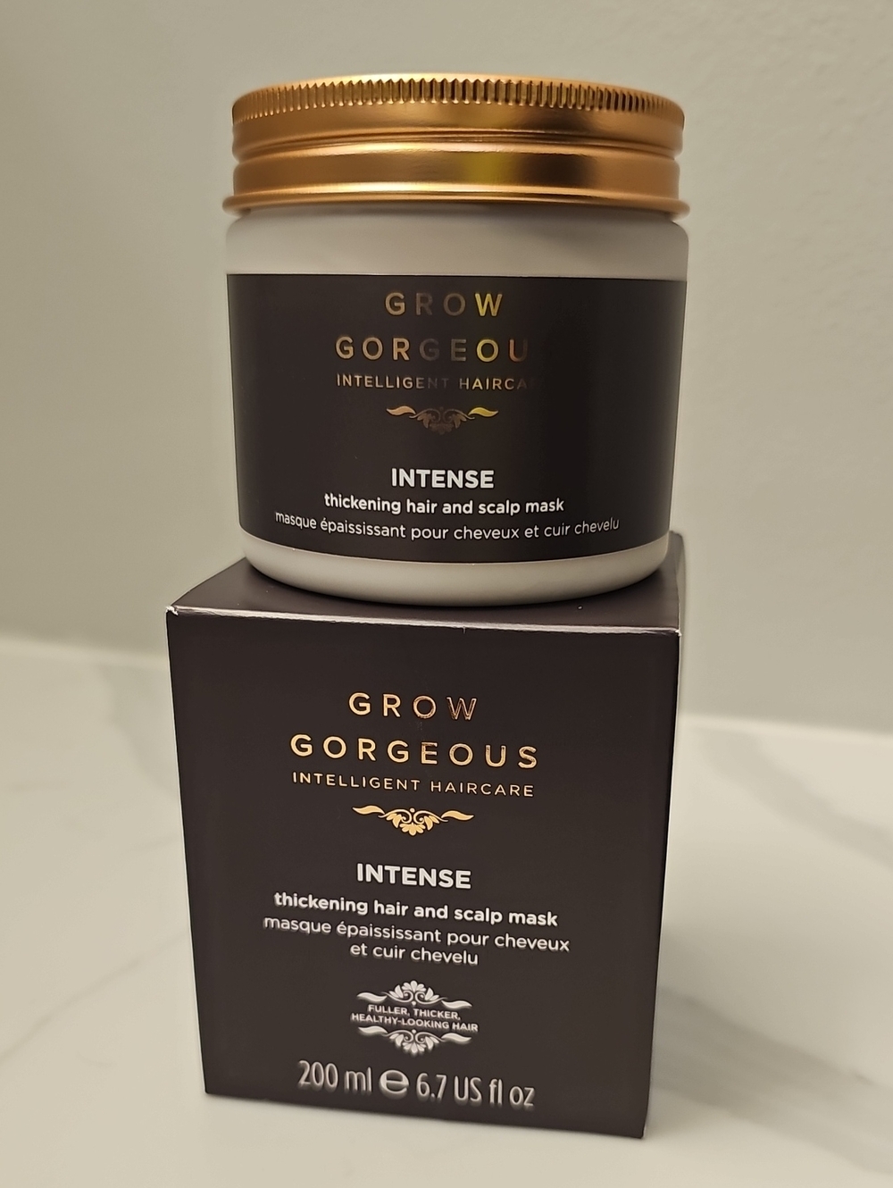 Grow Gorgeous Intense Thickening Hair and Scalp Mask. NIB. Sealed.